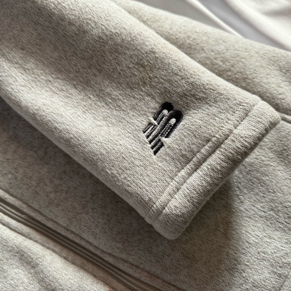 New Balance Cream Fleece Jacket - Picture 4 of 9